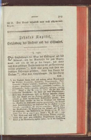 Zehntes Kapitel. Entzündung des Rachens und des Schlundes