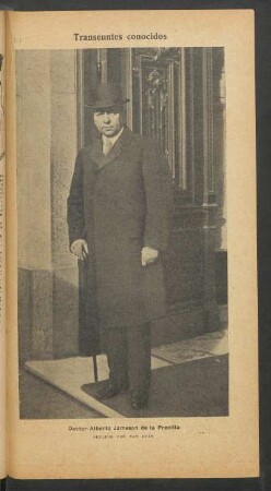Doctor Alberto Jameson de la Precilla, senador por San Juan - [Fotografía] : Transeúntes conocidos
