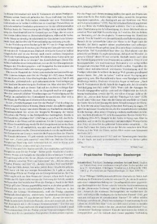 Praktische Theologie: Seelsorge