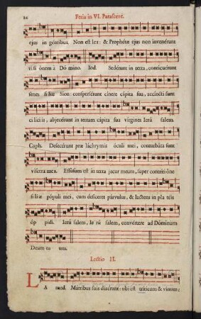 84-86, Feria VI. in Parasceve - Lectio II.