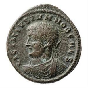 Münze, Follis, 320 n. Chr.