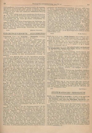 610-612 [Rezension] Barth, Karl, Die christliche Lehre nach dem Heidelberger Katechismus