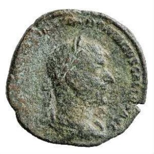 Münze, Sesterz, 251 - 253 n. Chr.