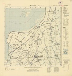 1719 (alte Nr.: 419) Wesselburen, Meßtischblatt (4cm - Karte)