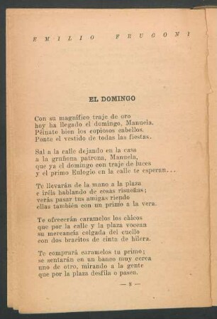 El domingo