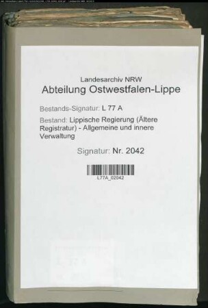 Requisitionen und Vorladungen der Rentkammer sowie Regierungsgutachten, Bd. 4