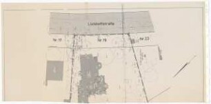 Landhaus Weber, Berlin-Nikolassee Umbau: Lageplan, 1:100