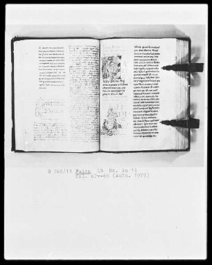 Lectionarium Matutinale — Initiale M (aria Magdalene) und A (udisti), Folio 68recto
