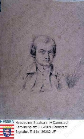 Hill, Friedrich Jakob (1758-1846) / Porträt eines jungen Mannes, Brustbild