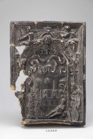 Ofenkacheln — Ofenkachel mit Vanitas-Allegorie