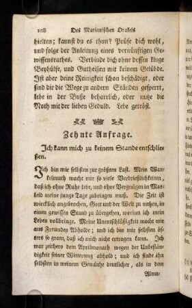 108-114, Zehnte Anfrage