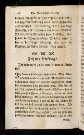 108-114, Zehnte Anfrage