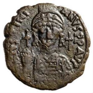 Münze, Halbfollis, 552 / 553