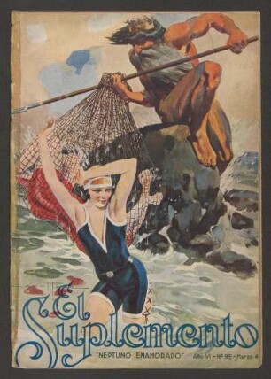 "Neptuno enamorado" - [Portada] : [Ilustración de Zavattaro]