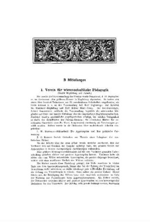 Verein für wissenschaftliche Pädagogik