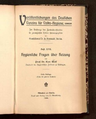 Hygienische Fragen über Heizung