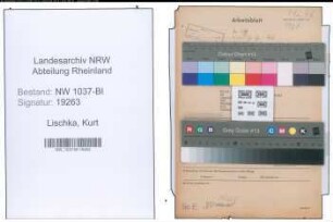 Entnazifizierung Kurt Lischka , geb. 16.08.1901 (Reg.Rat)