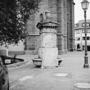 Longfellow-Brunnen; Geisenheim, Bischof-Blum-Platz