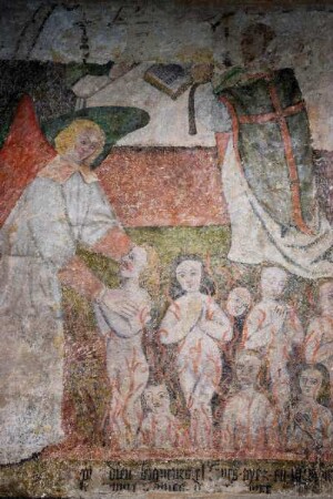 Frankreich. Auvergne. Cantal. Saint Flour. Cathedrale Saint Pierre. Fresken. 15 Jahrhundert