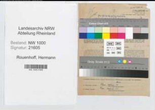 Entnazifizierung Hermann Rouenhoff, geb. 16.08.1911 (Kriminalassistent)