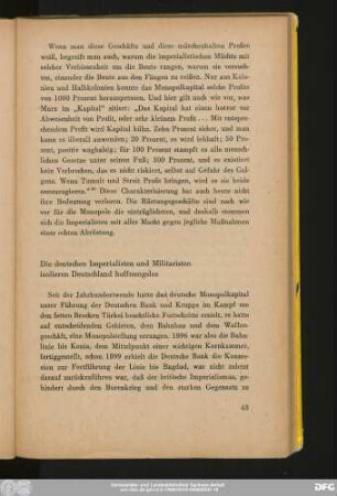 Die deutschen Imperialisten und Militaristen isolieren Deutschland hoffnungslos