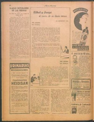 Ethel y Jorge al través de un diario íntimo