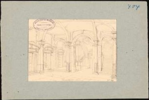 Palazzo Barolo, Turin: Perspektivische Innenansicht