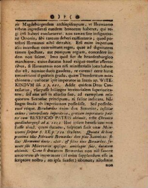 Appendix sive anonymi auctoris de ducatu Saxoniae antiquo observationes nonnullae