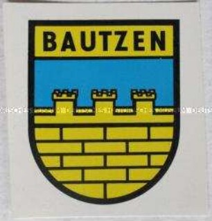 Aufkleber mit dem Wappen der Stadt Bautzen