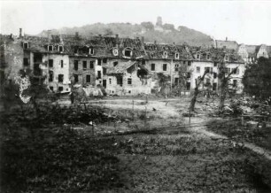 Zerstörungen Zweiter Weltkrieg - Stadtgebiet. Weingartener Straße