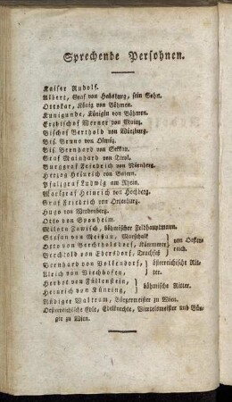 Sprechende Persohnen