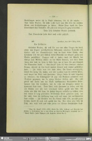 Friedrich von Schlegel an August Wilhelm von Schlegel, Frankfurt am Main, 24.03.1818