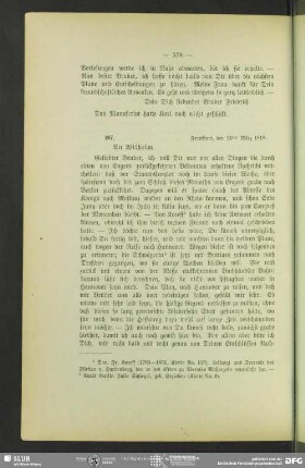 Friedrich von Schlegel an August Wilhelm von Schlegel, Frankfurt am Main, 24.03.1818