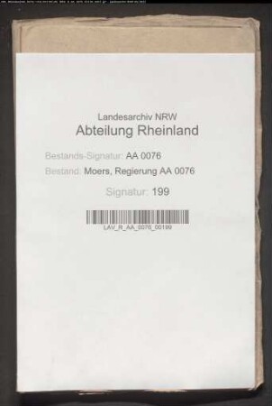 Salarienkassen-Rechnungen mit Belegen und Niederschlagsdekreten III