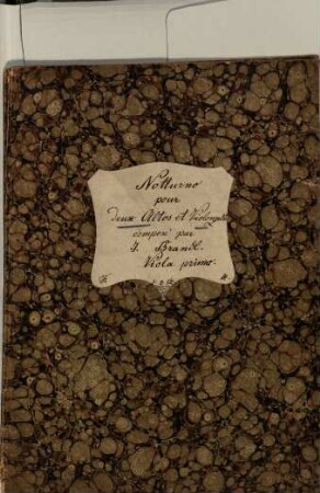Notturno : pour 2 altos & violoncelle ; oeuv. 19. me