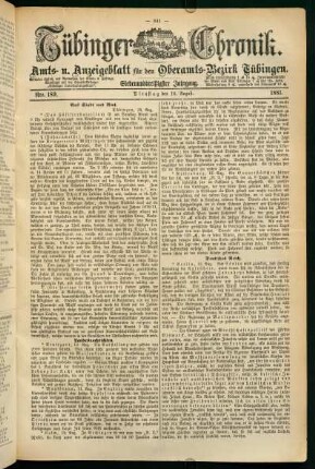 16. August (Nro. 189) - 21. August (Nro. 194)