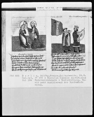 Speculum humanae salvationis — ---, Folio 50versoBuchseite