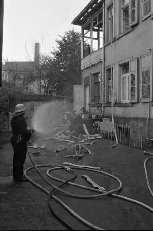 Brand im Alters- und Pflegeheim Fischer in der Stephanienstraße 35