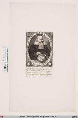 Bildnis Sebastian Kurz (lat. Curtius) d. Ä.