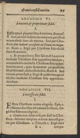 Apodeixis VI.