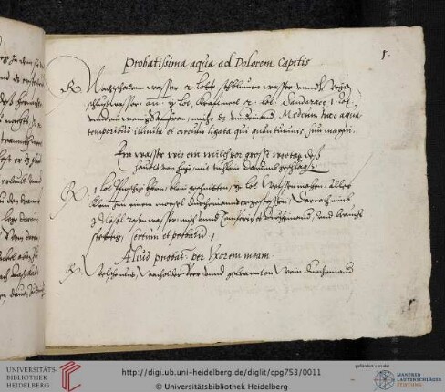 Teil I: Medizinische Rezeptsammlung (136 Rezepte)