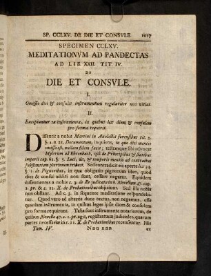 1017-1024, Sp. 265. De Die & Consule