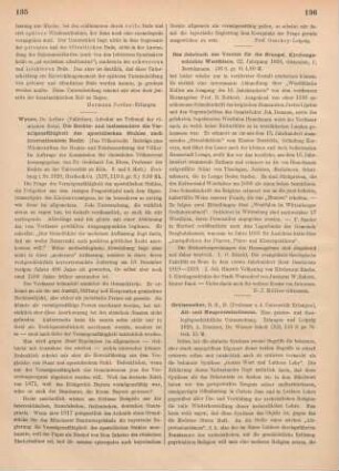 135-136 [Rezension] Wynen, Arthur, Die Rechts- und insbesondere die Vermögensfähigkeit des apostolischen Stuhles nach internationalem Recht