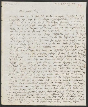 Brief an Fanny Hensel ; 13.-17.07.1838