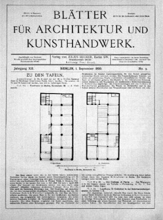 No. 9, 1. September 1899