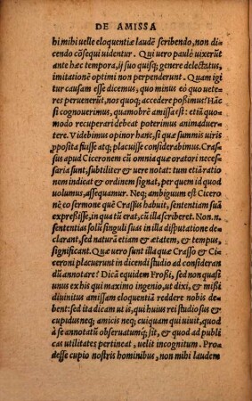 De amissa dicendi ratione & quomodo ea recuperanda sit : libri duo