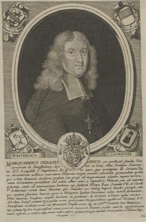 Bildnis von Bischof Marquardus Sebastianus