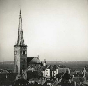 Tallinn (Reval). St. Olaikirche von Südwesten