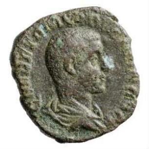 Münze, Sesterz, 250 - 251 n. Chr.