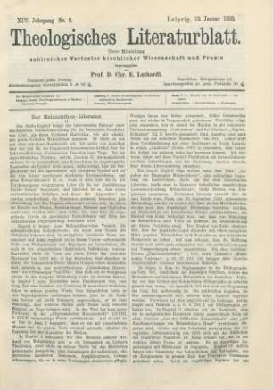 17-19 Zur Melanchthon-Literatur